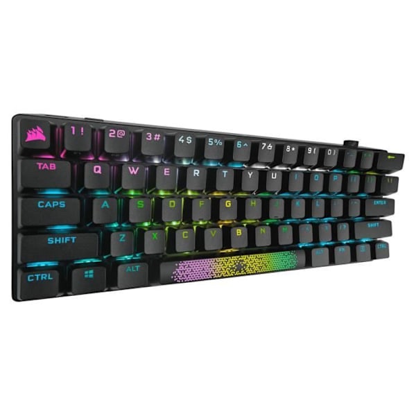 Mekaniskt speltangentbord - CORSAIR - AZERTY - K70 PRO MINI Wireless - RGB LED - CHERRY MX Röd - (CH-9189010-FR)