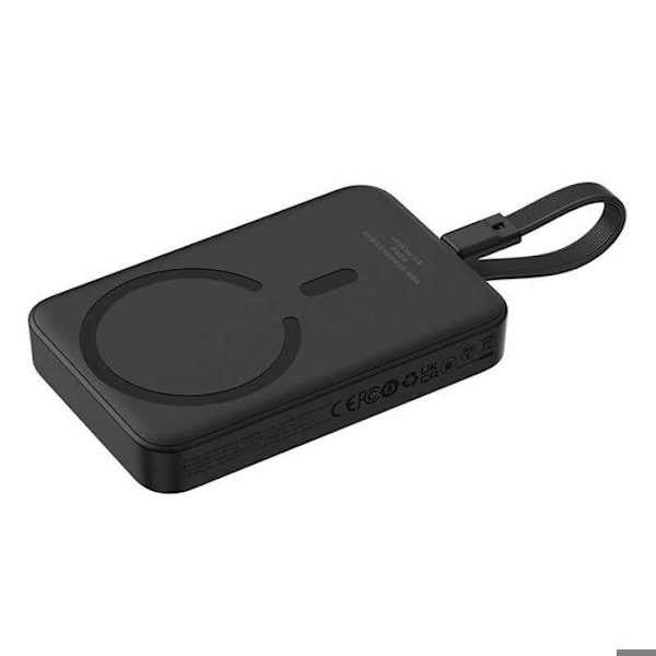 Baseus - Magnetic External Battery Mini (P1002210B113-00) - MagSafe, 2x USB-C, Lightning, 30W, Snabbladdning, 10000mAh - Svart