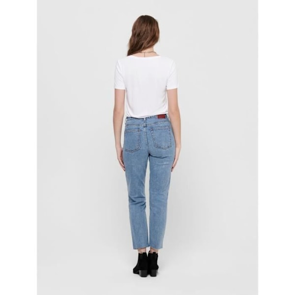 Jean Femme - ONLY - Rakt skärning - Hög midja - Ljus denim - Stretchmaterial - 26/34