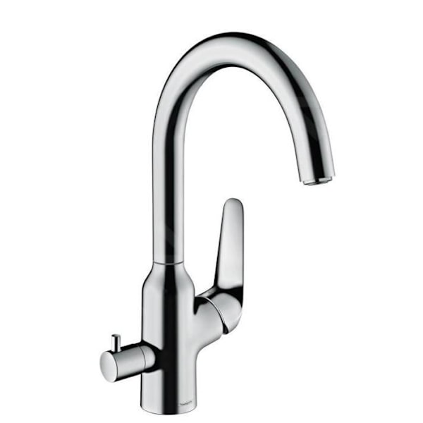 Hansgrohe Focus M42 Diskbänksblandare M424-H220 med avstängningsventil, krom 71803000