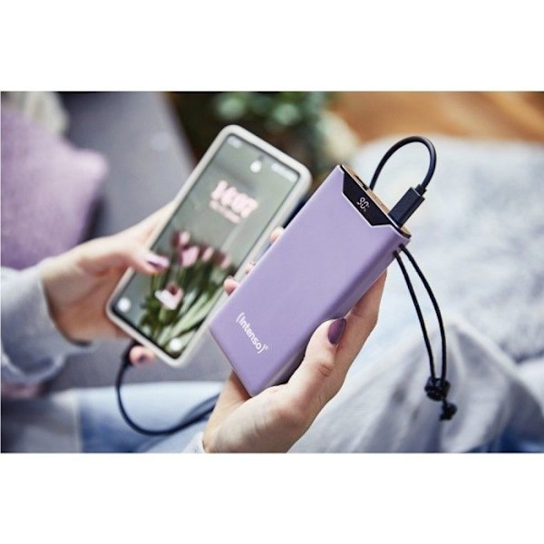 Nödbatteri Intenso F10 000 I 20 W Lila