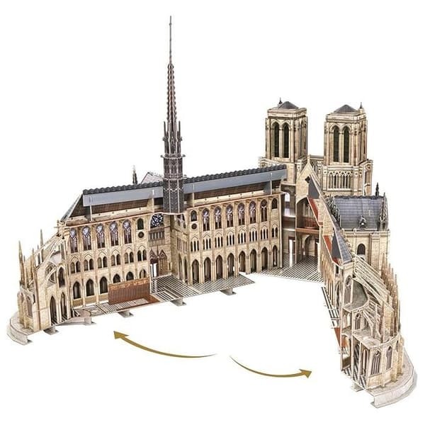 Mgm - 3D-modell Notre Dame de Paris 293 delar