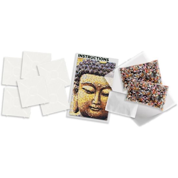 Buddha 7000 Strykpärlor Kit - SES CREATIVE - Barn - Flerfärgad kastanj