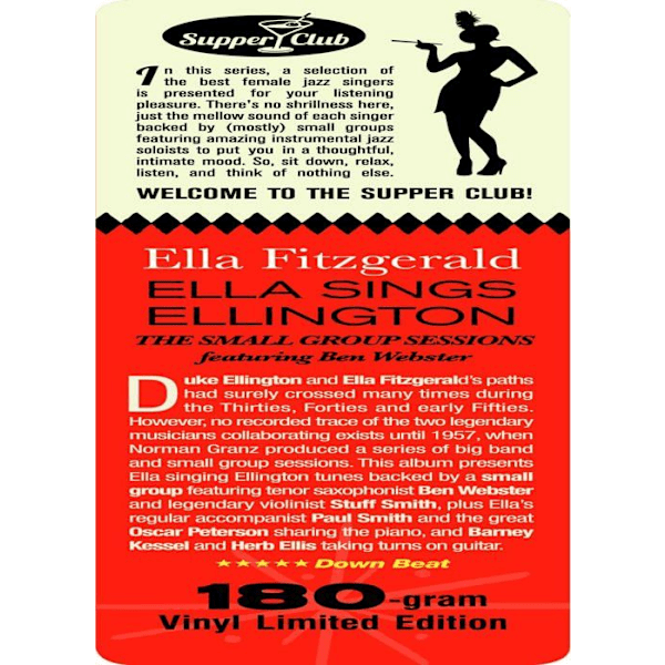 Cd jazz blues Intermusik Ella Sings Ellington