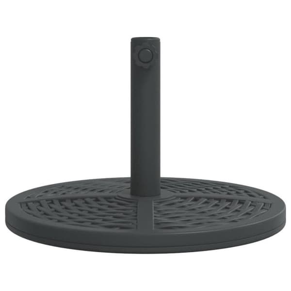 Parasolbas med stolpar Ø38 48 mm 12 kg rund