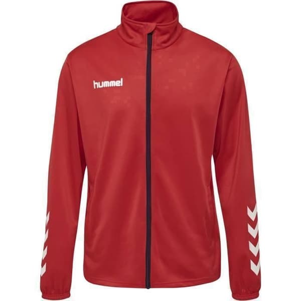 Set - HUMMEL - Promo Poly - Röd - Polyester - Korta ärmar Röd/marinblå S