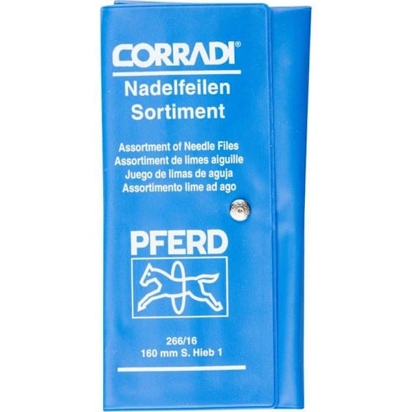 Precision spetsharpslek - CORRADI - 12 element - Längd 160 mm - Storlek 1 - Plastfodral