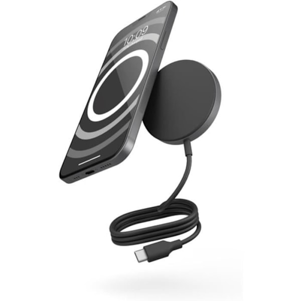 Trådlös Laddare - ZENS - PRO 1 - 15W - Certifierad Qi2 - Magnetisk Justering Svart