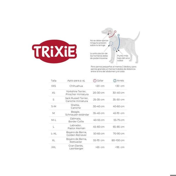 Harnes för Hund Trixie Premium Ljusblå S/M aqua