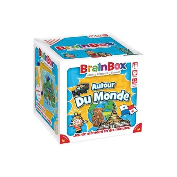 Ambiance-spelet Asmodee BrainBox Res jorden runt