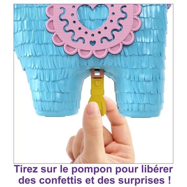 Polly Pocket-Pyjamas Party-Large Lama Surprises Box, från 4 år gammal HHX74 Flerfärgad