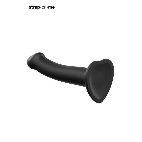 XL svart dual-density dildo