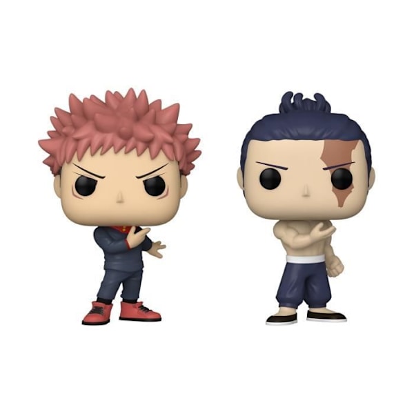 Figur - Funko - Jujutsu Kaisen 2PK - Yuji Itadori - Aoi Todo - Grå Flerfärgad