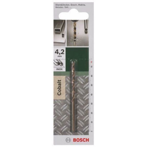 Bosch 2609255069 HSS-Co slipmetallborr DIN 338 Längd 75 mm Diameter 4 2 mm