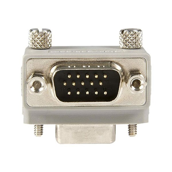 VGA-adapter - STARTECH - Typ 2 - HD15 Hane/Hona - Höger vinkel - Grå