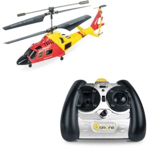 Mondo Motors - H22.0 Helikopter - Rescue Ultradrone Fjärrstyrd med infraröda strålar - Integrerat gyroskop - 3 kanaler - 63711, Multi