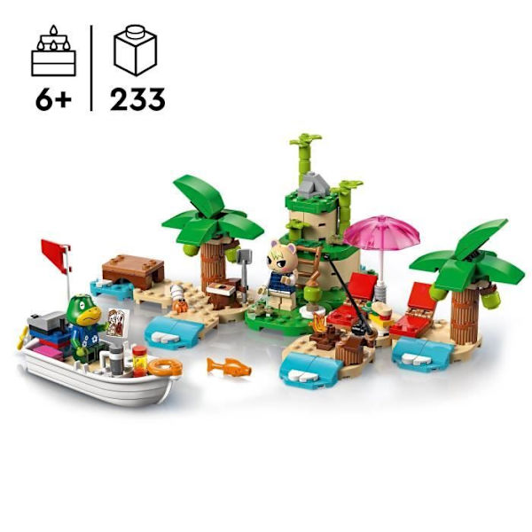 LEGO Animal Crossing 77048 Admiral's Maritime Excursion, kreativ leksak för barn Flerfärgad
