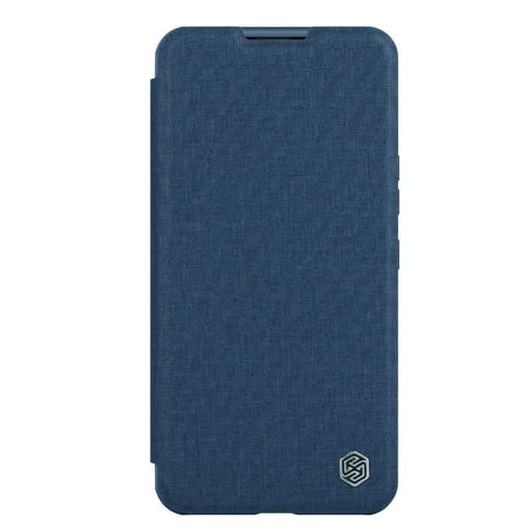 Coque - Nillkin - QIN CLOTH PRO - iPhone 14 Plus - Plast - Fodral - Blå Blå