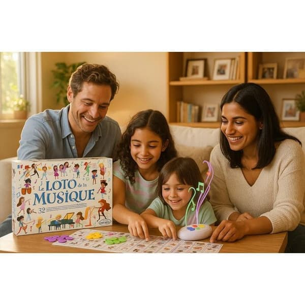 musiklottot brädspel Flerfärgad