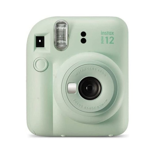 Sofotografisk kamera - Fujifilm - Instax Mini 12 - Mintgrön - Inbyggd blixt - Selfie-spegel GRÖN