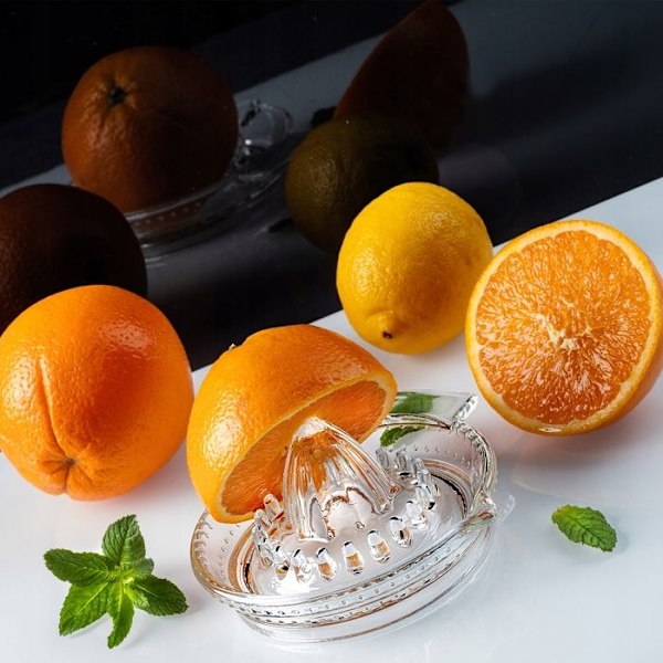 Citruspress - Kadax - Sodakalciumglas - Manual - Transparent - 1 styck Transparent