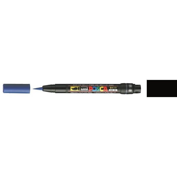 POSCA Brush Marker Mörkblå Mörkblå