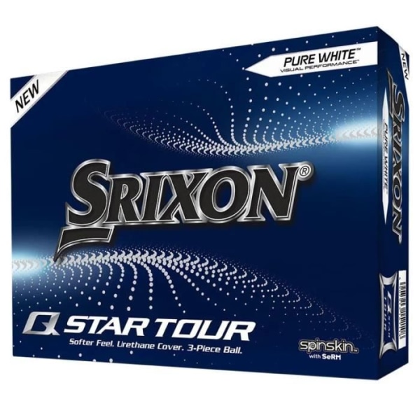 Box med 12 Srixon Q-Star Tour golfbollar