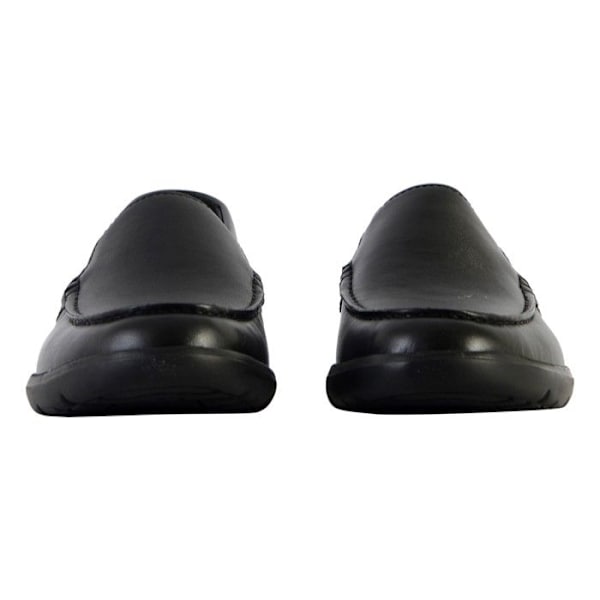 Geox Leitan Loafers för män - Svart läder - Exceptionell komfort Svart 42