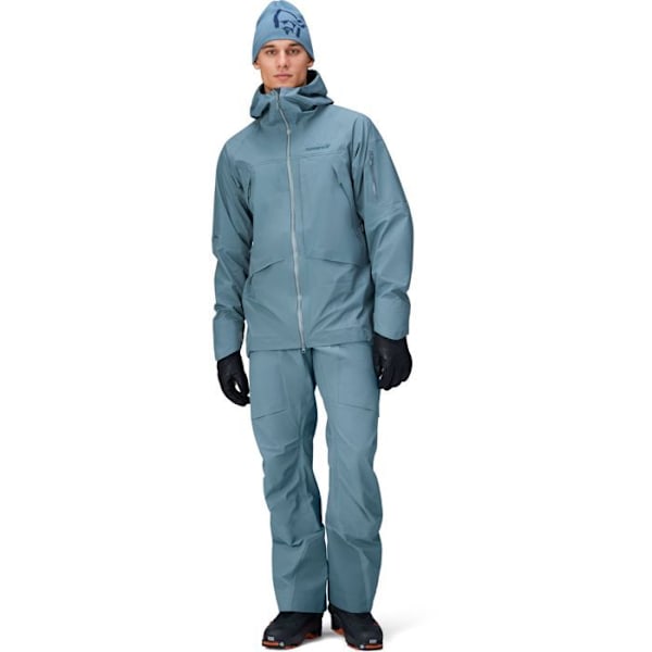 Skidjacka / Snow Norrona More Gore-tex Jacka Blå Herr Blå M