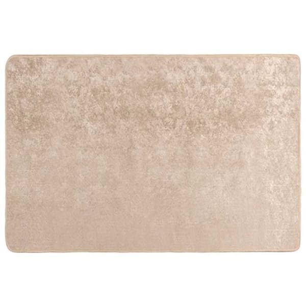 vidaXL Mattlöpare MARSA Beige 100 x 150 cm Polyester och PVC 42023090