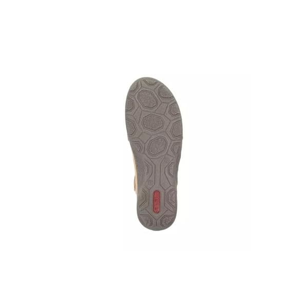 Rieker Kalpi Zip Ankel Boot - Beige - Dam - Hög - Platt - Läder beige 39