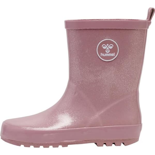 Regnstövlar gummi glitter barn Hummel - rosa rosa 26