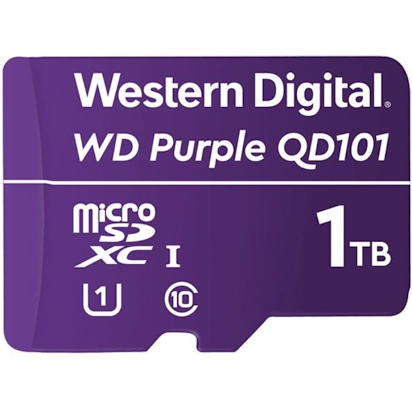 WD Purple MICROSDXC WDD100T1P0C 1TB, KLASS 10, KLASS U1