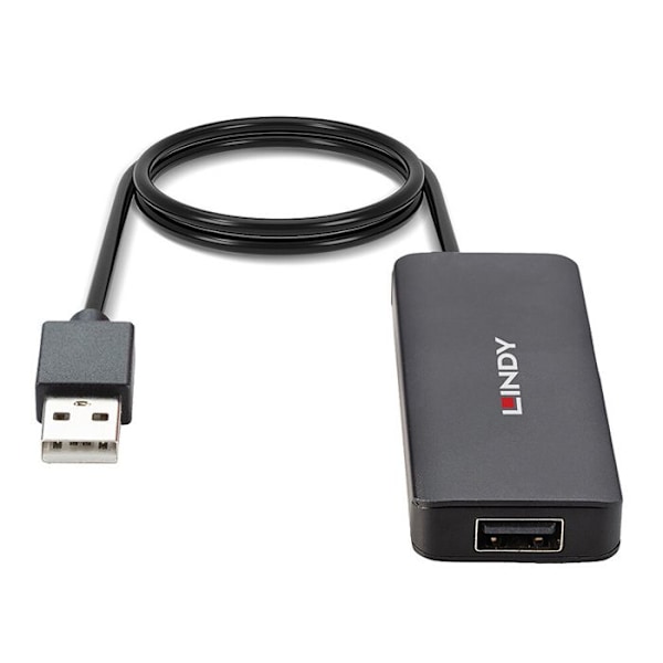 LINDY Hub USB 2.0 4 portar Svart
