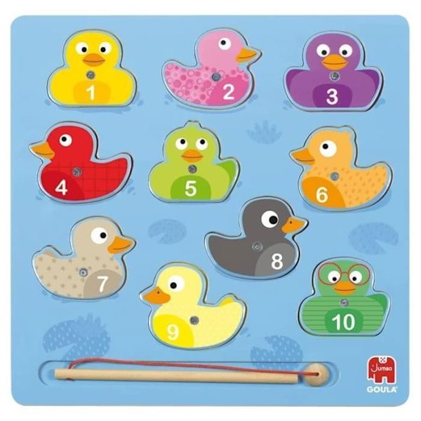 Goula ducks magnetiskt pussel - Inbyggt - 10 bitar - Flerfärgat - Plast Flerfärgad