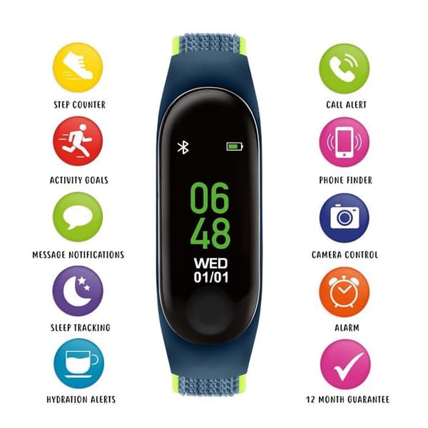 Smartklocka - TIKKERS - TKS01-0012 - Blå - Bluetooth - Ansluten