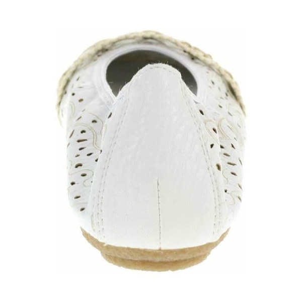 Ballerinas - Rieker - 4146681 - Vit - Bekväm - Elegant Vit 42