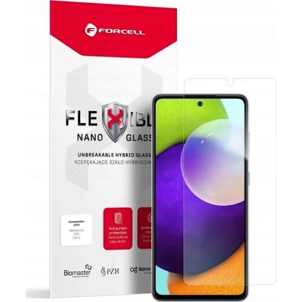 Forcell Flexibelt Nano Glas - hybridglas för Samsung Galaxy A52/52s 5G