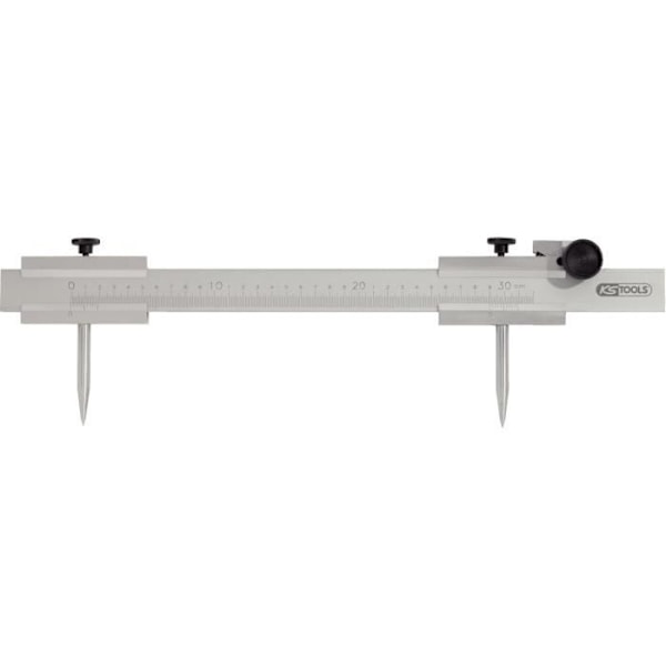 Precisionsträva - KS Tools - 0-500 mm - Rostfritt stål - DIN 866B
