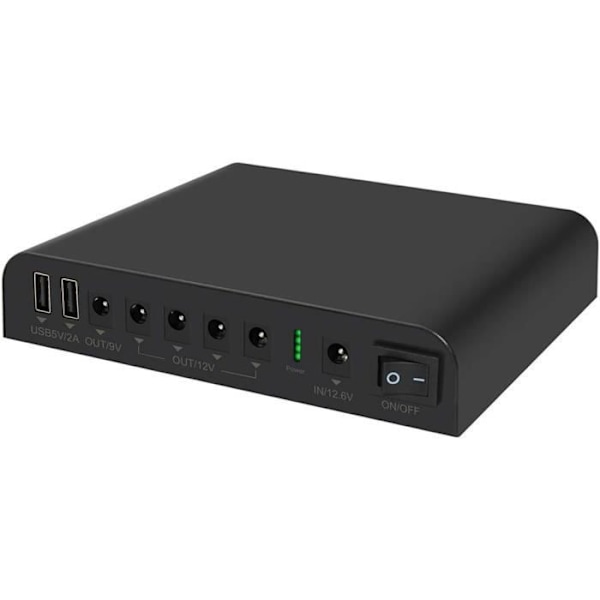 Nödbatteri - TALENTCELL - SL3400 - 27000 mAh - DC-utgång 12V/9V/5V - Inbyggt skydd