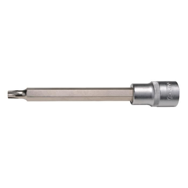 Douille tournevis - KS TOOLS - T50 - Längd 140 mm - Förnicklat stål - Torx