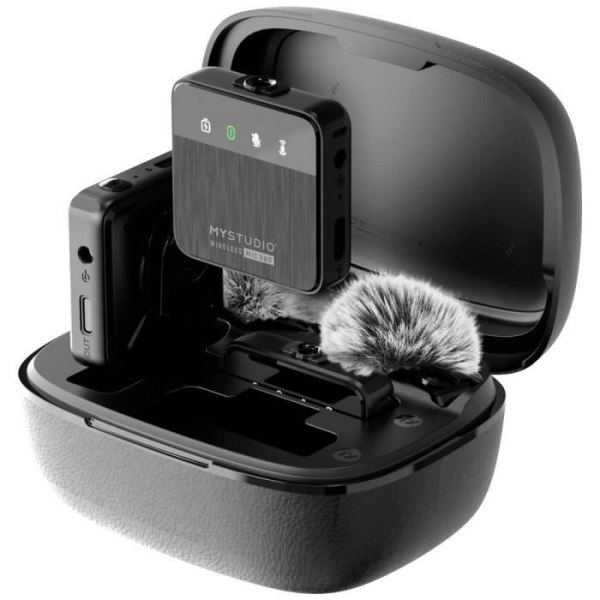 Easypix MyStudio® Wireless Mic Duo Lavalier-mikrofon - Vit - Studiomikrofon - Kabelansluten, Radio med kupong