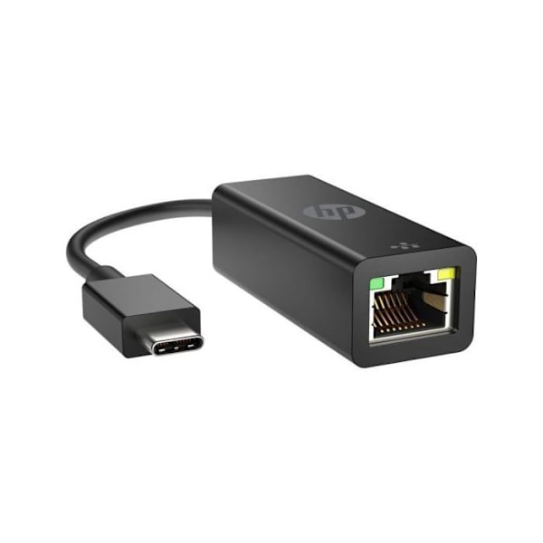 HP USB-C Adapter - RJ45 G2 - Svart - Nätverkskabel