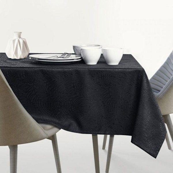 Gardinring - gardinände Ameliahome TCLOTH/AH/GAIA/HMD/Svart/140X300