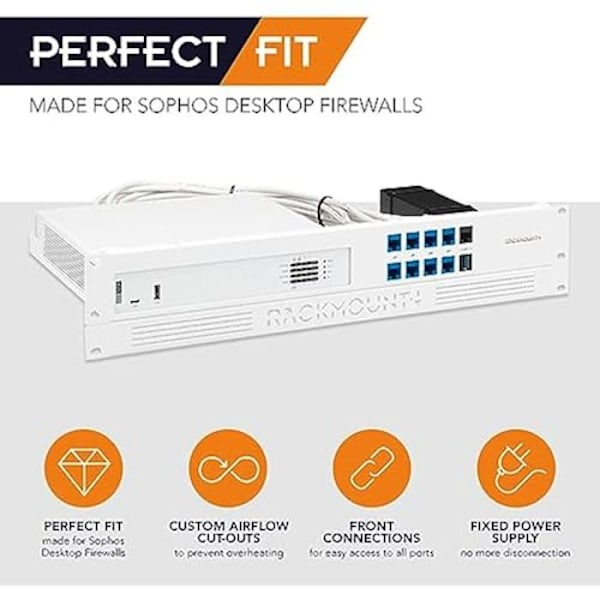 Rack för Montering - Rackmount.it - SORACK - Kit för Sophos XGS 87/107 - Vit - 48.3 cm