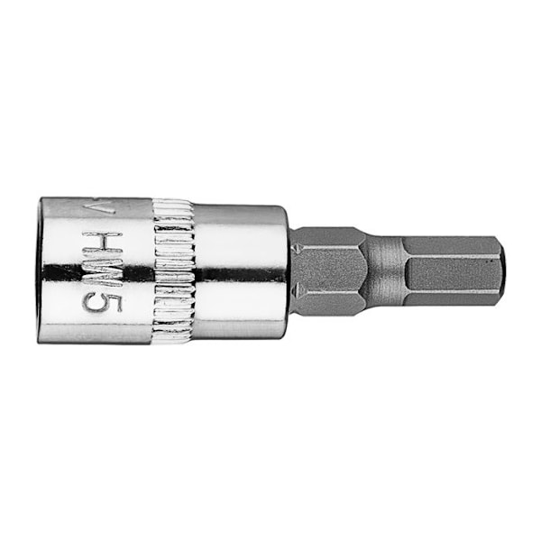 Hexagonal H5-bits på 1/4" hylsa, kort, 37 mm