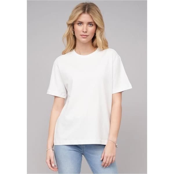 T-shirt dam Cloud5ive 77 Limoncello - vit vit M