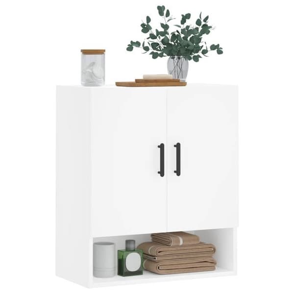 vidaXL Väggskåp Vit 60x31x70 cm Konstruerat trä 829916