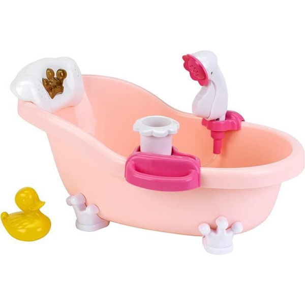 Baby Coralie – Badkar med skumfunktioner, ljud och ljus Rosa