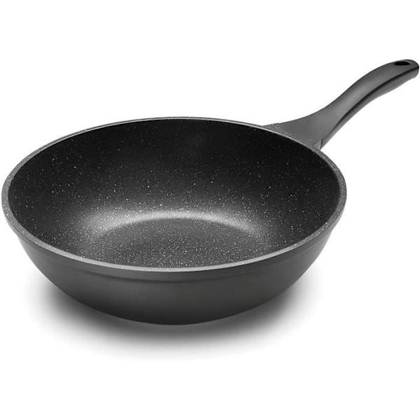 Lacor 24138 Wok Eco-Piedra i Aluminium 28 cm - Svart